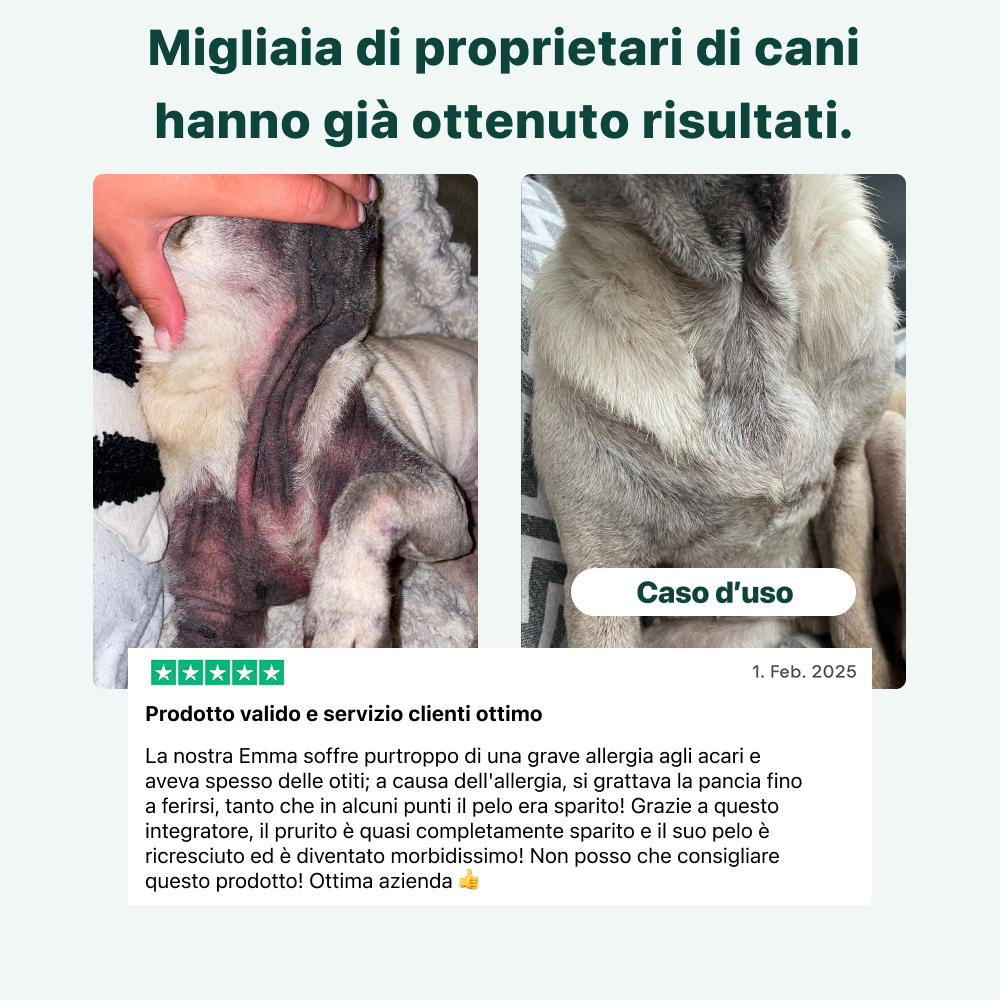 Sollievo Prurito | 100% Naturale | 60 integratori