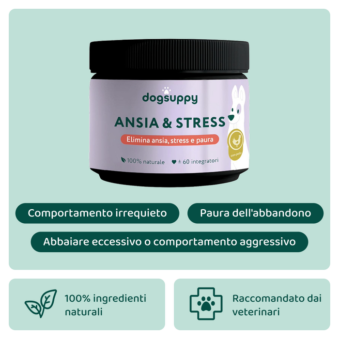 Ansia & Stress🌿 | 100% Naturale | 60 integratori