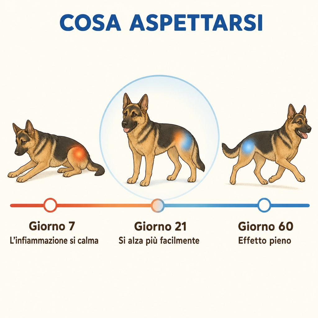 Cosa aspettarsi: giorno 7, giorno 21, giorno 60
